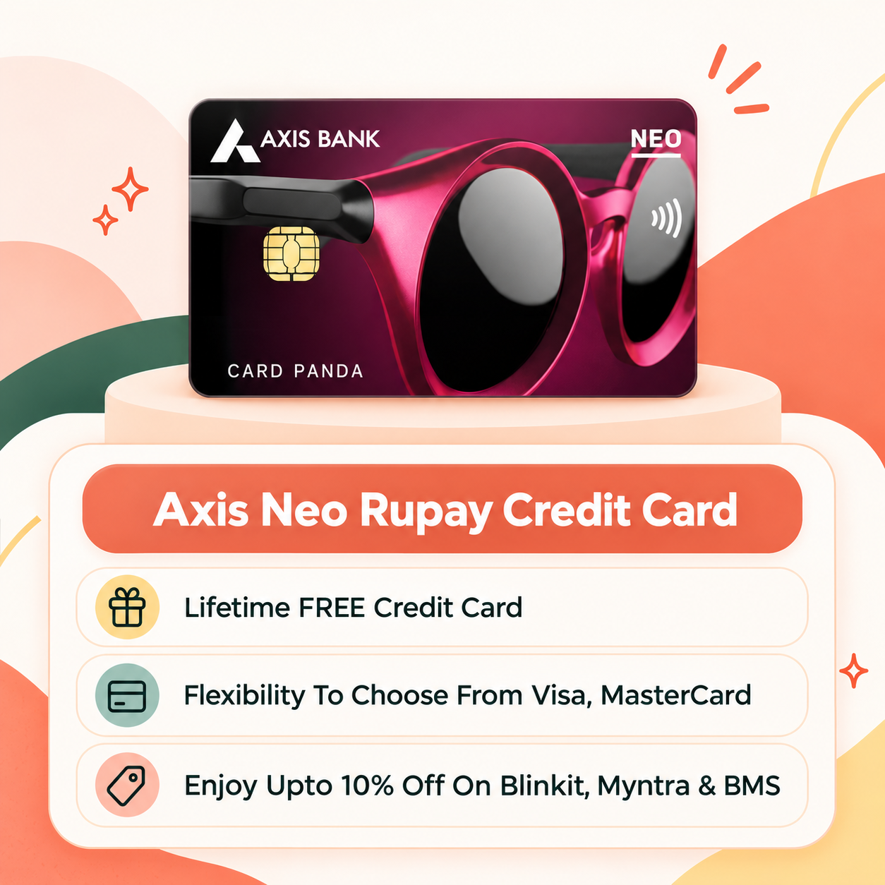 Axis Neo RuPay Credit Card highlights
