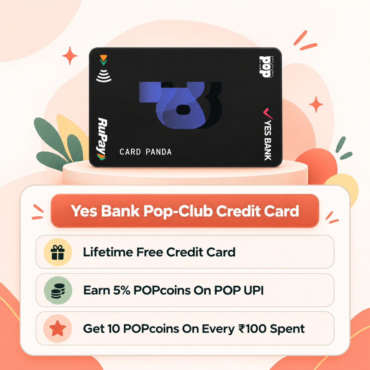 YES Bank POP-Club Credit Card highlights