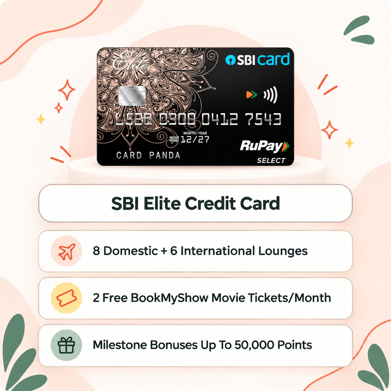 SBI ELITE Credit Card highlights
