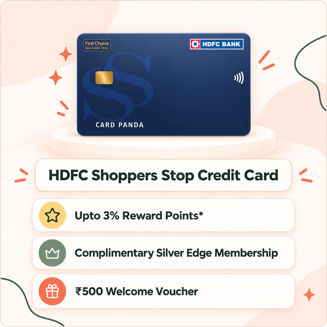 HDFC Shoppers Stop Credit Card highlights