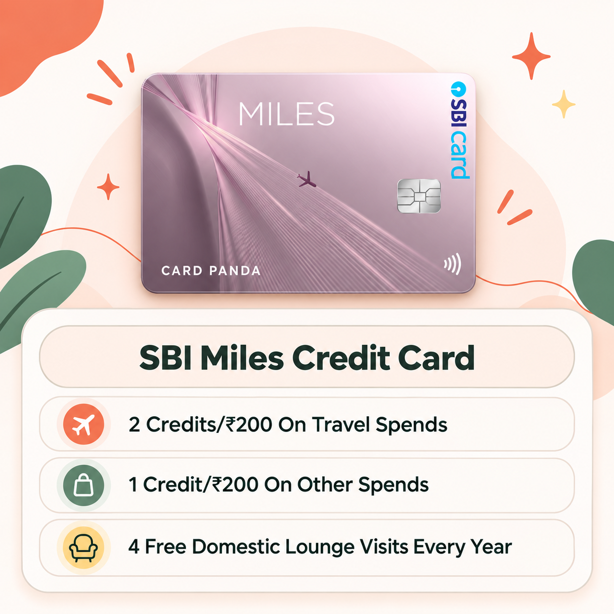 SBI Miles Credit Card highlights