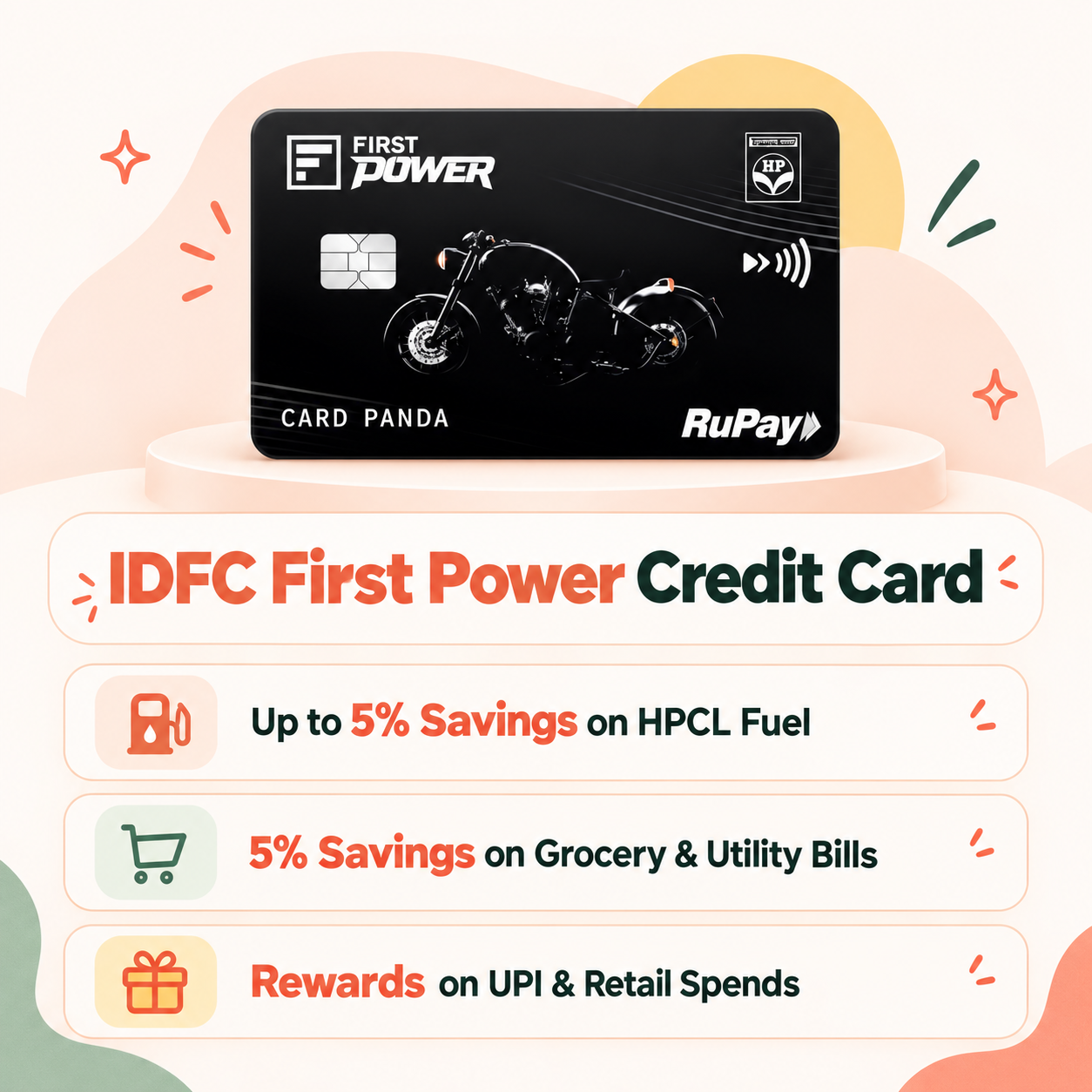 IDFC FIRST Power Credit Card highlights