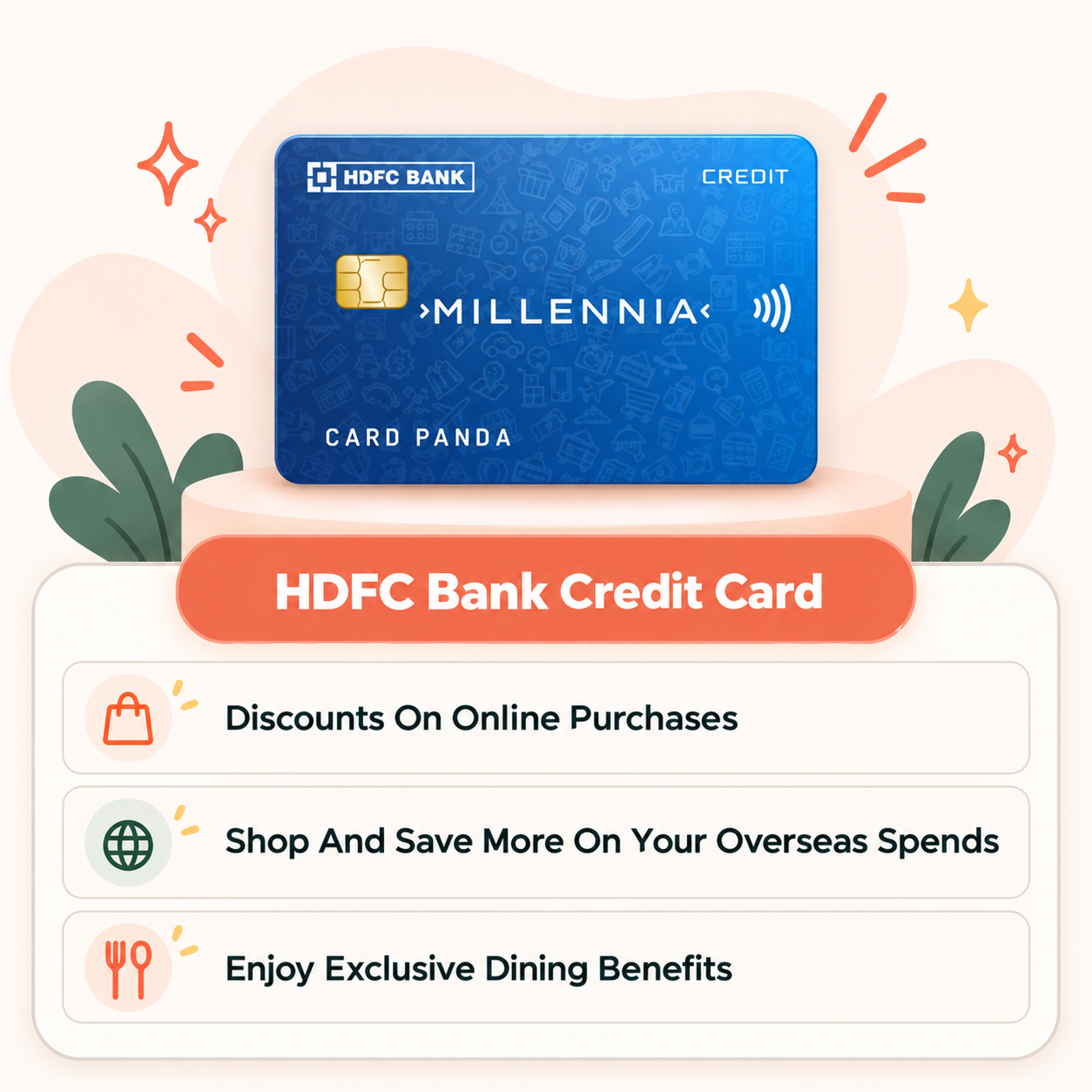 HDFC Bank Credit Card highlights